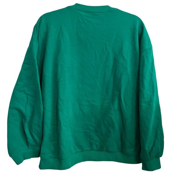 NEW QUEEN OF SPARKLES COCA-COLA COKE RAMEN SWEATSHIRT GREEN RED LONG SLEEVE NWT - Picture 3 of 8